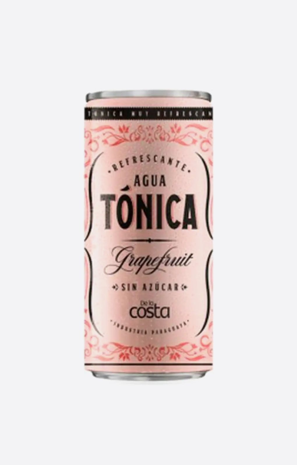 Agua tónica rosada
