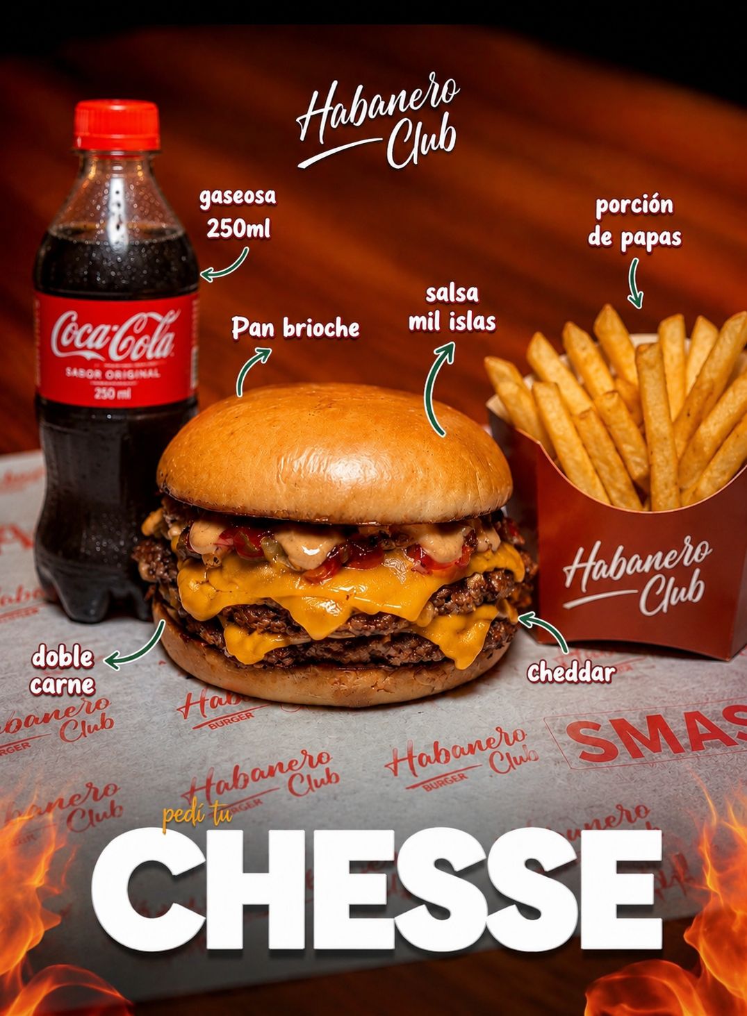 Combo Cheese + Papas